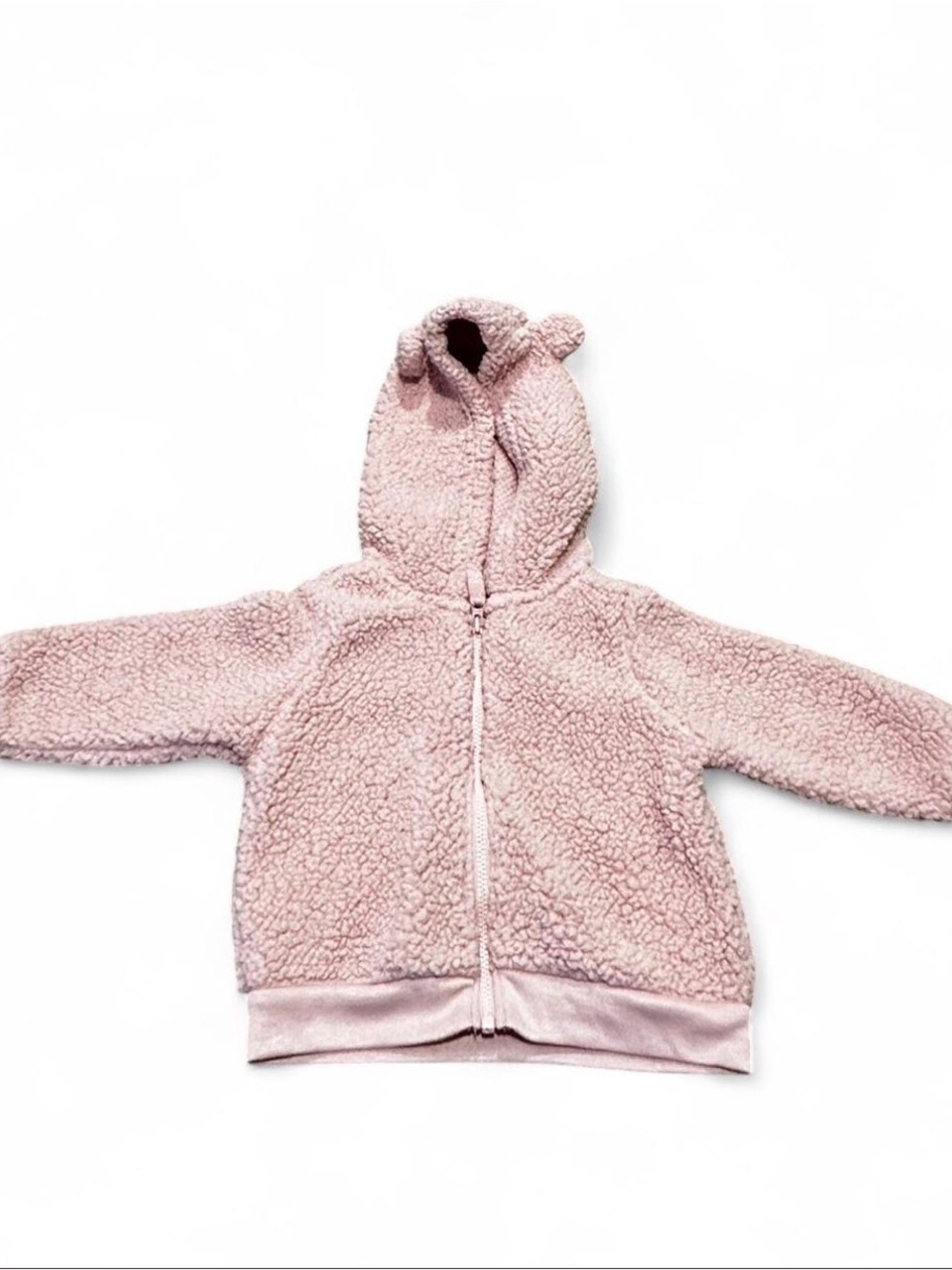 Carter's Pink Sherpa Hooded Jacket with Bear Ears